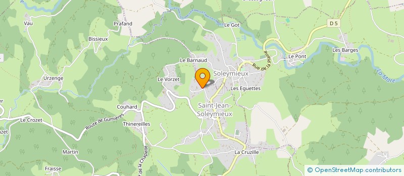 localisation de l'entreprise MONSIEUR PATRICE TROCHET  SOLEYMIEUX