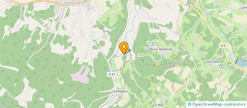 localisation de l'entreprise MONSIEUR PATRICE TROGNON à SALVIAC