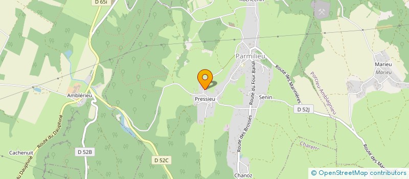 localisation de l'entreprise MONSIEUR PATRICE TROLLIET  PARMILIEU