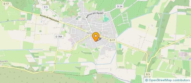 localisation de l'entreprise MONSIEUR PATRICE TROUCHE  MOURIES