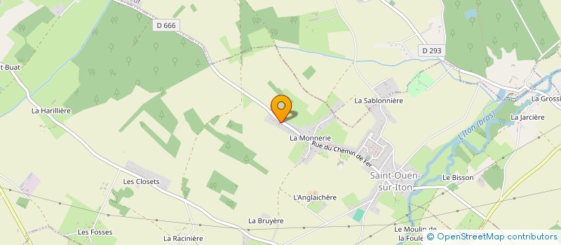 localisation de l'entreprise MONSIEUR PATRICE TROUILLET à SAINT-OUEN-SUR-ITON