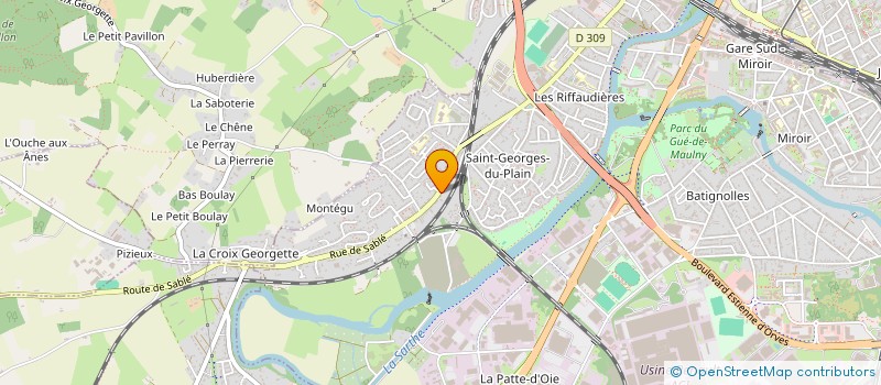 localisation de l'entreprise MONSIEUR PATRICE TURIAULT  LE MANS