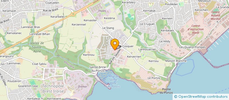 localisation de l'entreprise MONSIEUR PATRICE UGUEN à BREST