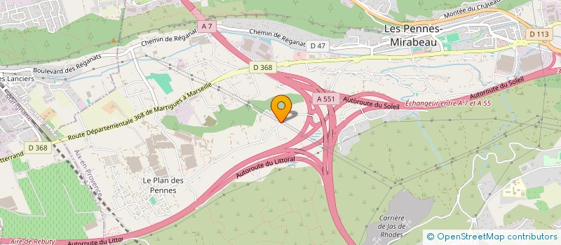 localisation de l'entreprise MONSIEUR PATRICE ULJASZ à LES PENNES-MIRABEAU