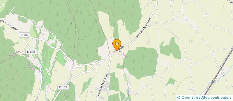 localisation de l'entreprise MONSIEUR PATRICE VABRE  MARSANNE