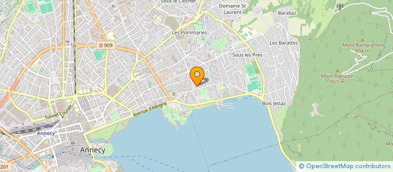 localisation de l'entreprise MONSIEUR PATRICE VAGNOUX à ANNECY