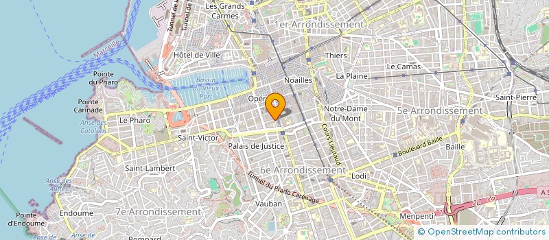 localisation de l'entreprise MONSIEUR PATRICE VAILLANT  MARSEILLE