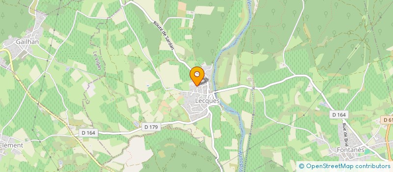 localisation de l'entreprise MONSIEUR PATRICE VALAT  LECQUES