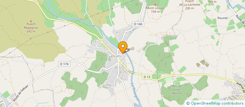 localisation de l'entreprise MONSIEUR PATRICE VALIENTE  GABIAN