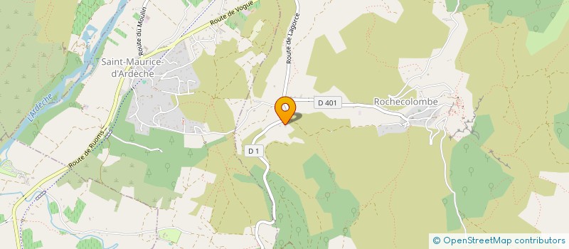 localisation de l'entreprise MONSIEUR PATRICE VALLIER  ROCHECOLOMBE