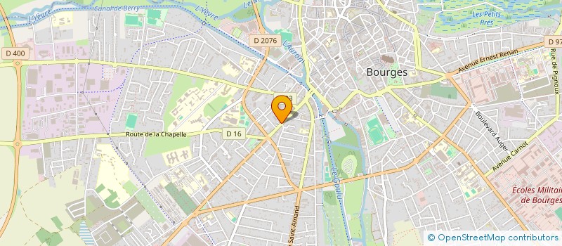 localisation de l'entreprise MONSIEUR PATRICE VANG  BOURGES