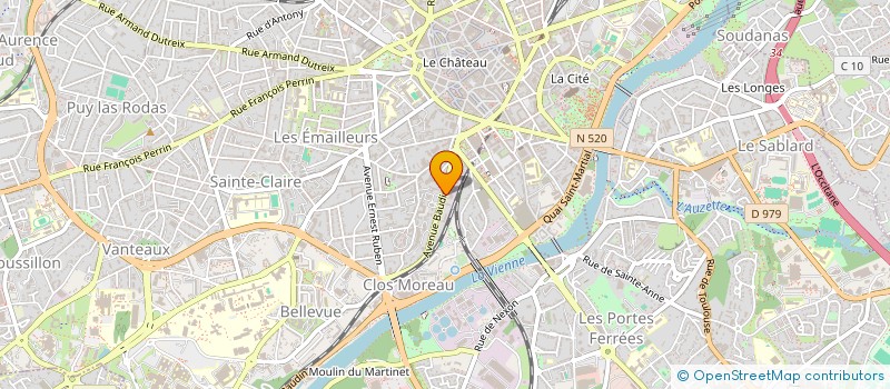 localisation de l'entreprise MONSIEUR PATRICE VARGGAS  LIMOGES