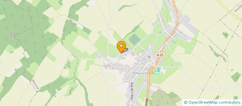 localisation de l'entreprise MONSIEUR PATRICE VASSEUR  BEAUVAL