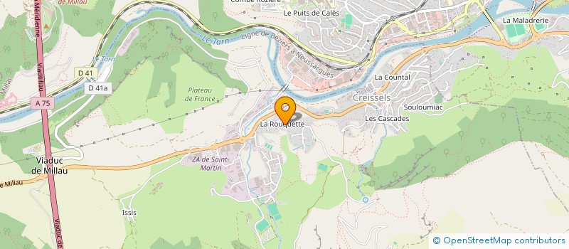 localisation de l'entreprise MONSIEUR PATRICE VAYSSIERE à CREISSELS