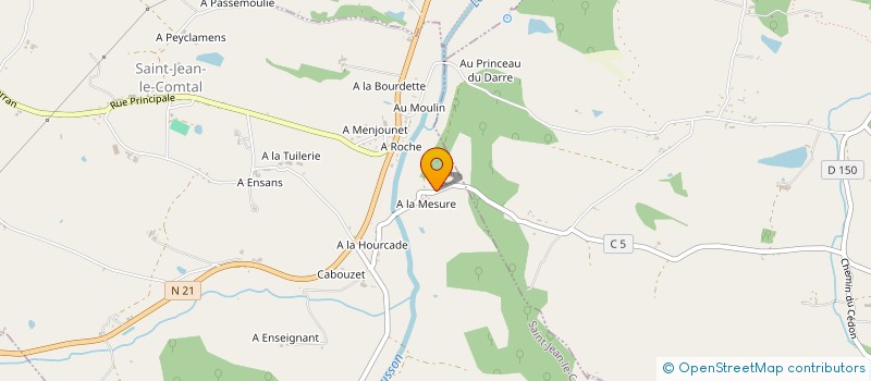 localisation de l'entreprise MONSIEUR PATRICE VENICA  SAINT-JEAN-LE-COMTAL