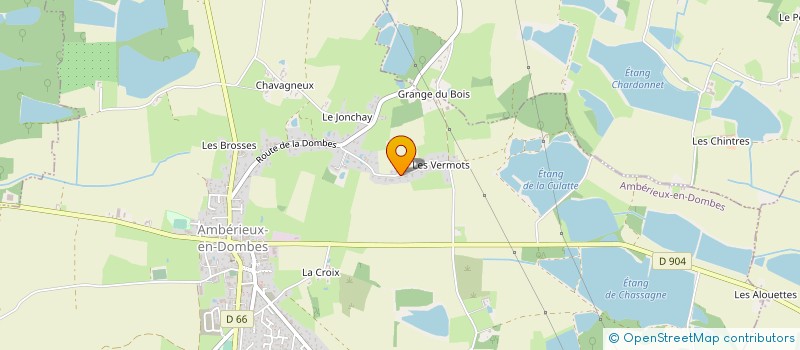 localisation de l'entreprise MONSIEUR PATRICE VERCUEIL à AMBERIEUX-EN-DOMBES
