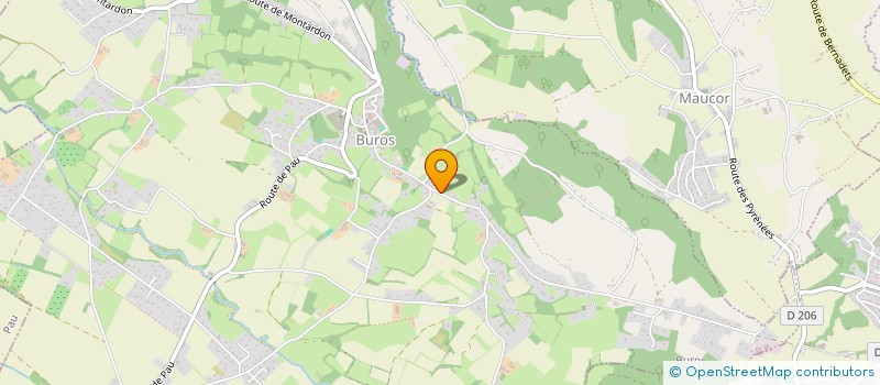 localisation de l'entreprise MONSIEUR PATRICE VERGNE  BUROS