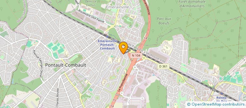localisation de l'entreprise MONSIEUR PATRICE VERITE à PONTAULT-COMBAULT