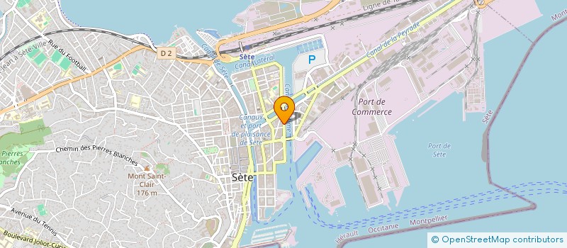 localisation de l'entreprise MONSIEUR PATRICE VIAULT  SETE