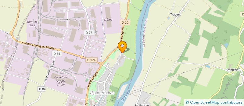 localisation de l'entreprise MONSIEUR PATRICE VICH  SAINT-VULBAS