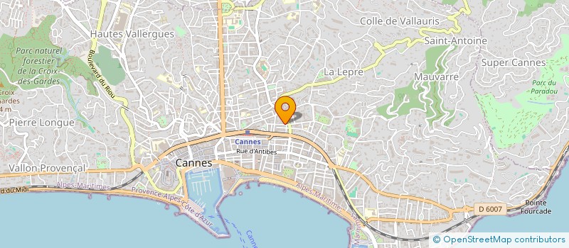 localisation de l'entreprise MONSIEUR PATRICE VICTOIRE à CANNES