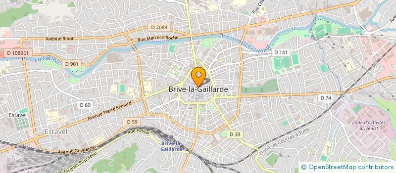 localisation de l'entreprise MONSIEUR PATRICE VIGNE à BRIVE-LA-GAILLARDE