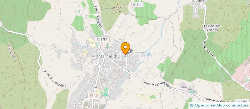 localisation de l'entreprise MONSIEUR PATRICE VIGNE  MONTARNAUD