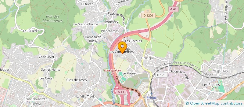 localisation de l'entreprise MONSIEUR PATRICE VIGNE à ANNECY