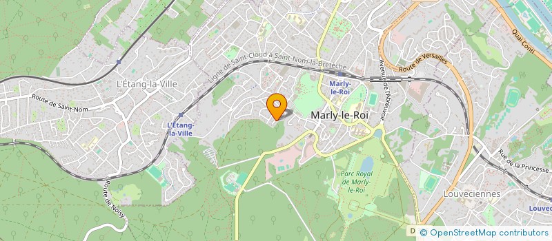 localisation de l'entreprise MONSIEUR PATRICE VIRLEUX à MARLY-LE-ROI
