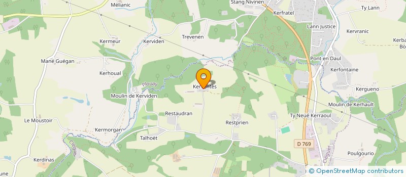 localisation de l'entreprise MONSIEUR PATRICE VIT  CLEGUER