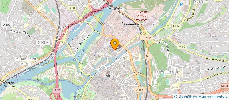 localisation de l'entreprise MONSIEUR PATRICE VOGEL  METZ