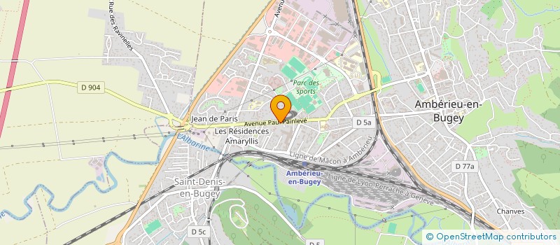 localisation de l'entreprise MONSIEUR PATRICE VOLO à AMBERIEU-EN-BUGEY