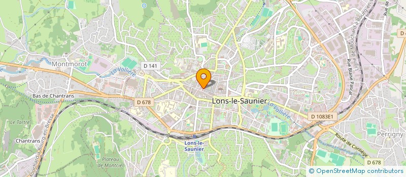 localisation de l'entreprise MONSIEUR PATRICE VOMIERO  LONS-LE-SAUNIER