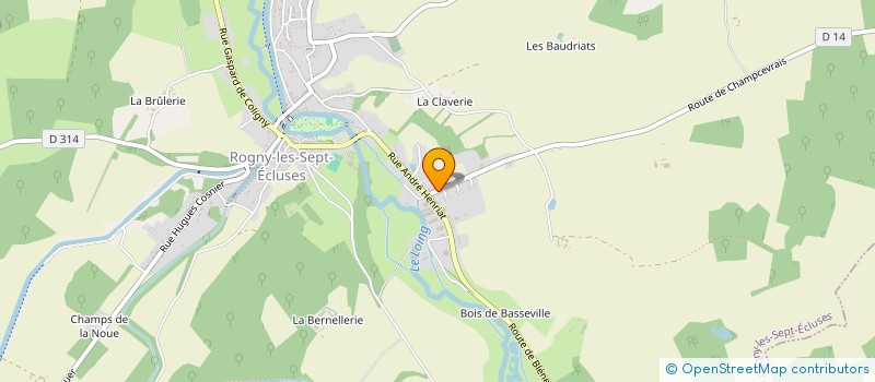 localisation de l'entreprise MONSIEUR PATRICE WANDKE  ROGNY-LES-SEPT-ECLUSES