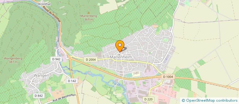 localisation de l'entreprise MONSIEUR PATRICE WEBER  MARLENHEIM