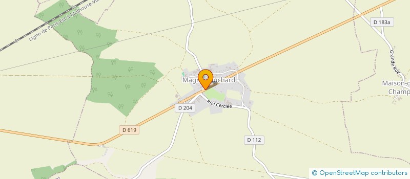 localisation de l'entreprise MONSIEUR PATRICE WENGER  CHAMP-SUR-BARSE