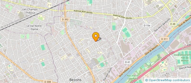 localisation de l'entreprise MONSIEUR PATRICE WILLERSTEEN à BEZONS