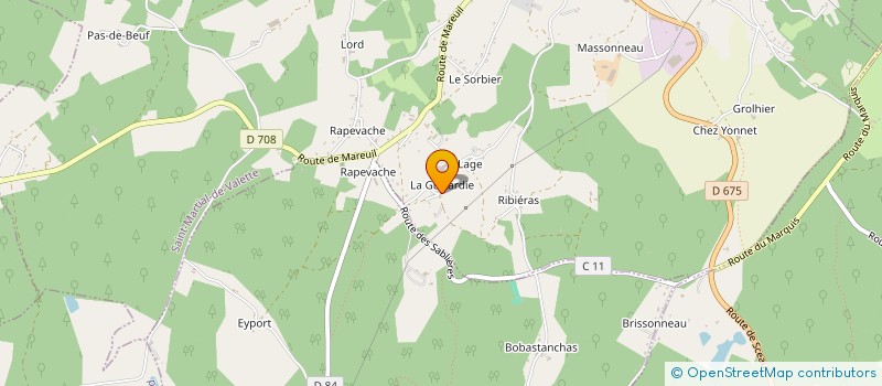 localisation de l'entreprise MONSIEUR PATRICE WOGENSTAHL  NONTRON