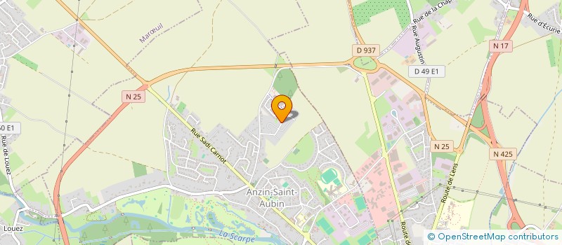 localisation de l'entreprise MONSIEUR PATRICE WOJCIESZAK  ANZIN-SAINT-AUBIN