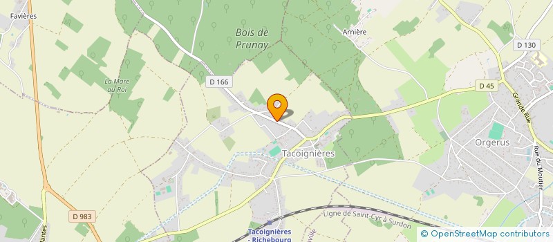 localisation de l'entreprise MONSIEUR PATRICE YVES MARIE LE FLOHIC  TACOIGNIERES