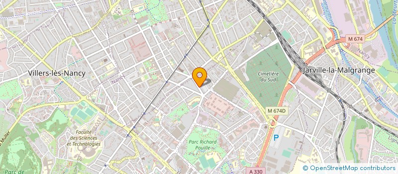 localisation de l'entreprise MONSIEUR PATRICE ZIELINGER  VANDUVRE-LES-NANCY