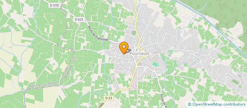 localisation de l'entreprise MONSIEUR PATRICIA MARLOT  POURRIERES