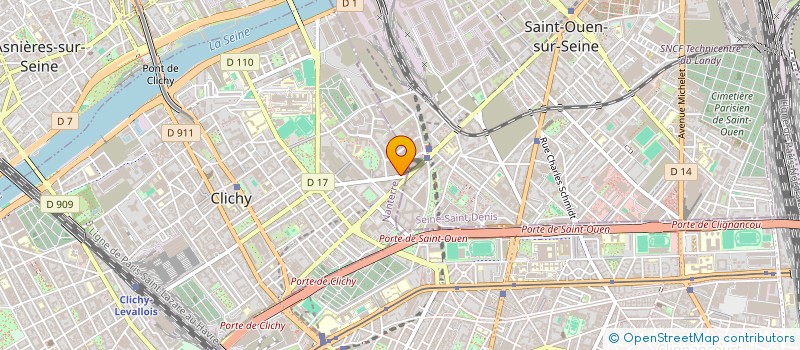 localisation de l'entreprise MONSIEUR PATRICIA WILLEMS  CLICHY