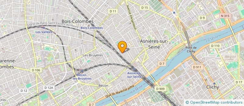 localisation de l'entreprise MONSIEUR PATRICIO DIEZ  ASNIERES-SUR-SEINE