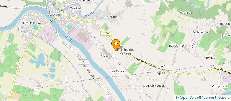 localisation de l'entreprise MONSIEUR PATRICIO SANTIAGO FERNANDES à CASSENEUIL