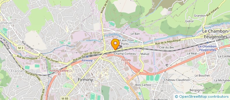 localisation de l'entreprise MONSIEUR PATRICIO SILVA BRIGNARDELLO  FIRMINY