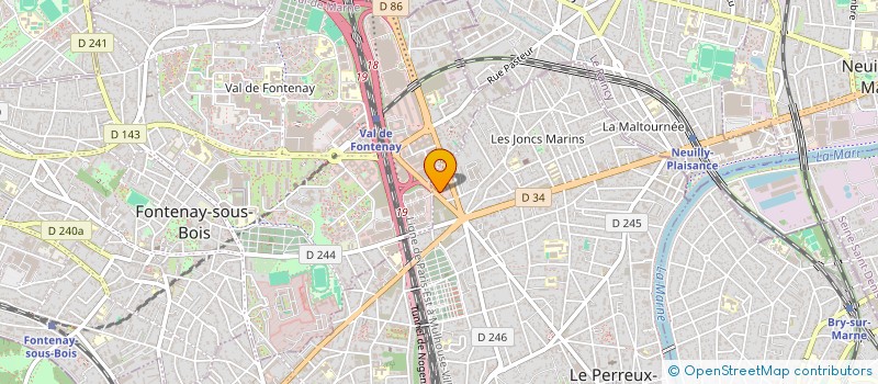 localisation de l'entreprise MONSIEUR PATRICIO YASELGA HERRERA PATRICIO RAMIRO  LE PERREUX-SUR-MARNE