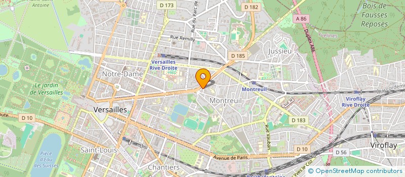 localisation de l'entreprise MONSIEUR PATRICK ABADIE à VERSAILLES
