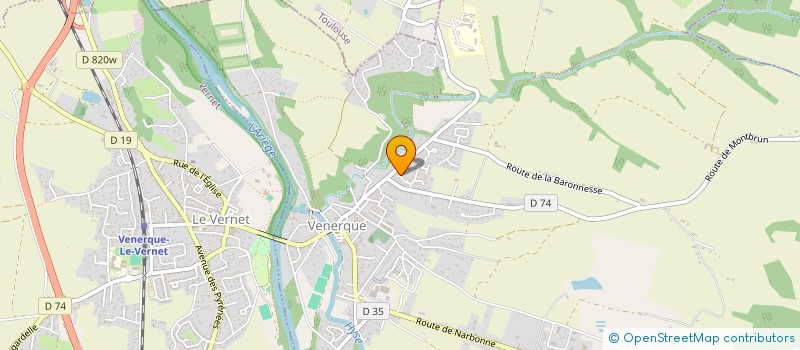 localisation de l'entreprise MONSIEUR PATRICK ABADIE à VENERQUE