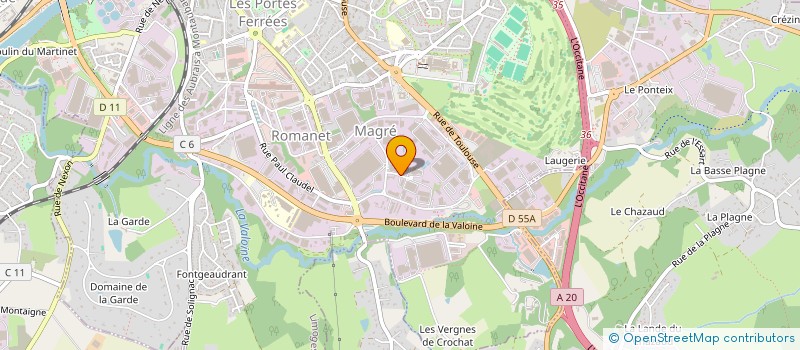 localisation de l'entreprise MONSIEUR PATRICK ACHEMPEM à LIMOGES